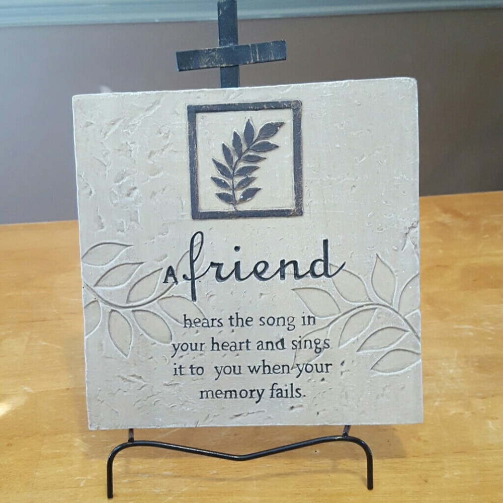 Friend plaque